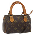 Louis Vuitton Speedy Mini Hl Handbag Monogram Canvas Brown Canvas Handbag
