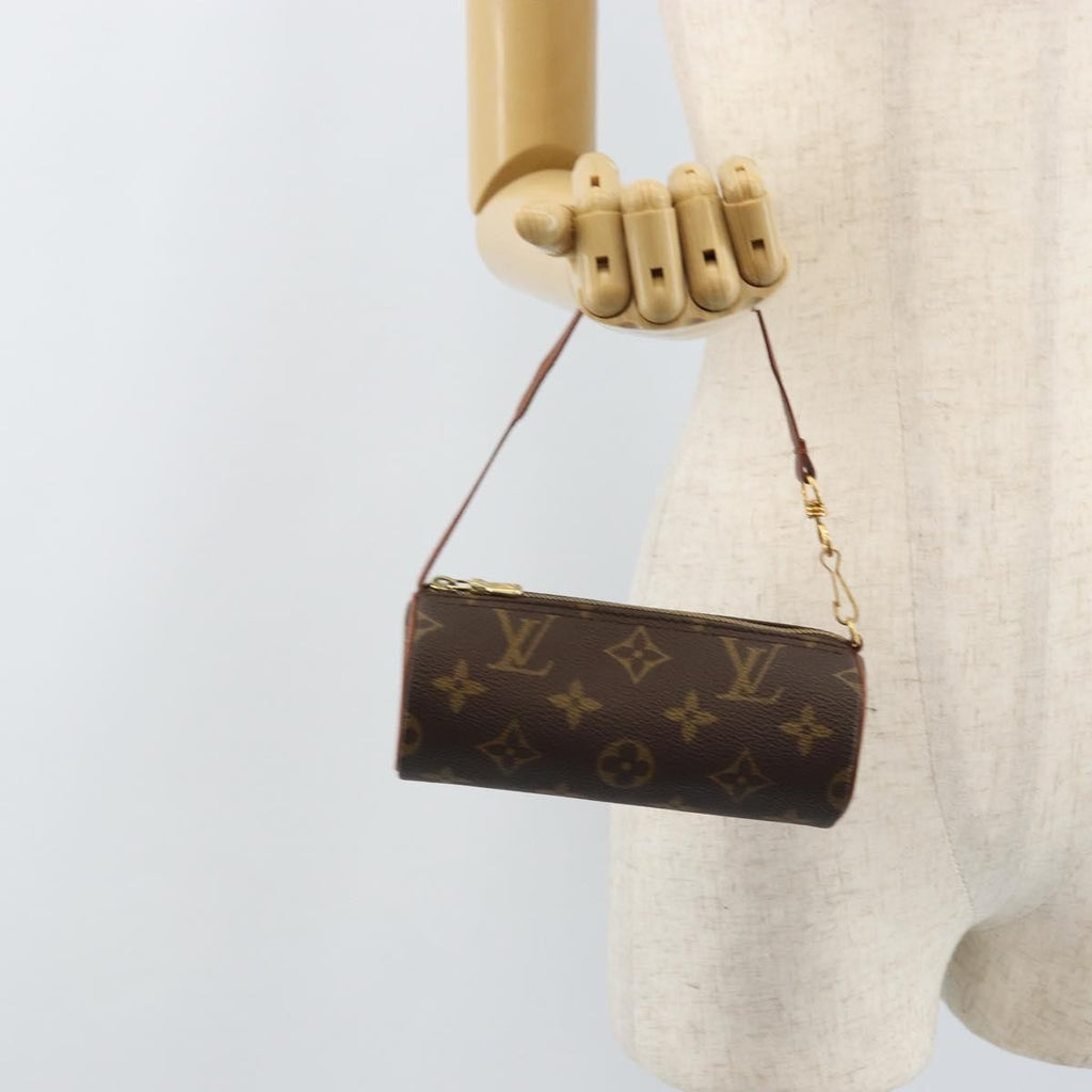 Louis Vuitton Papillon Pochette Monogram Canvas Brown Canvas Clutche & Pouche Bag