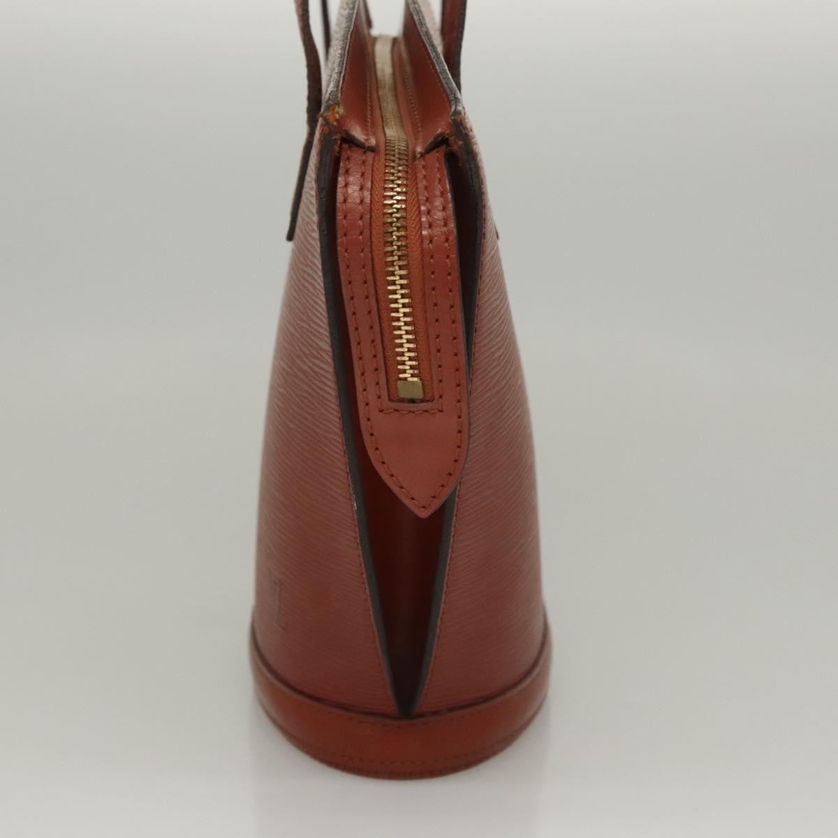 Louis Vuitton Saint Jacques Handbag Epi Leather Brown Leather Handbag