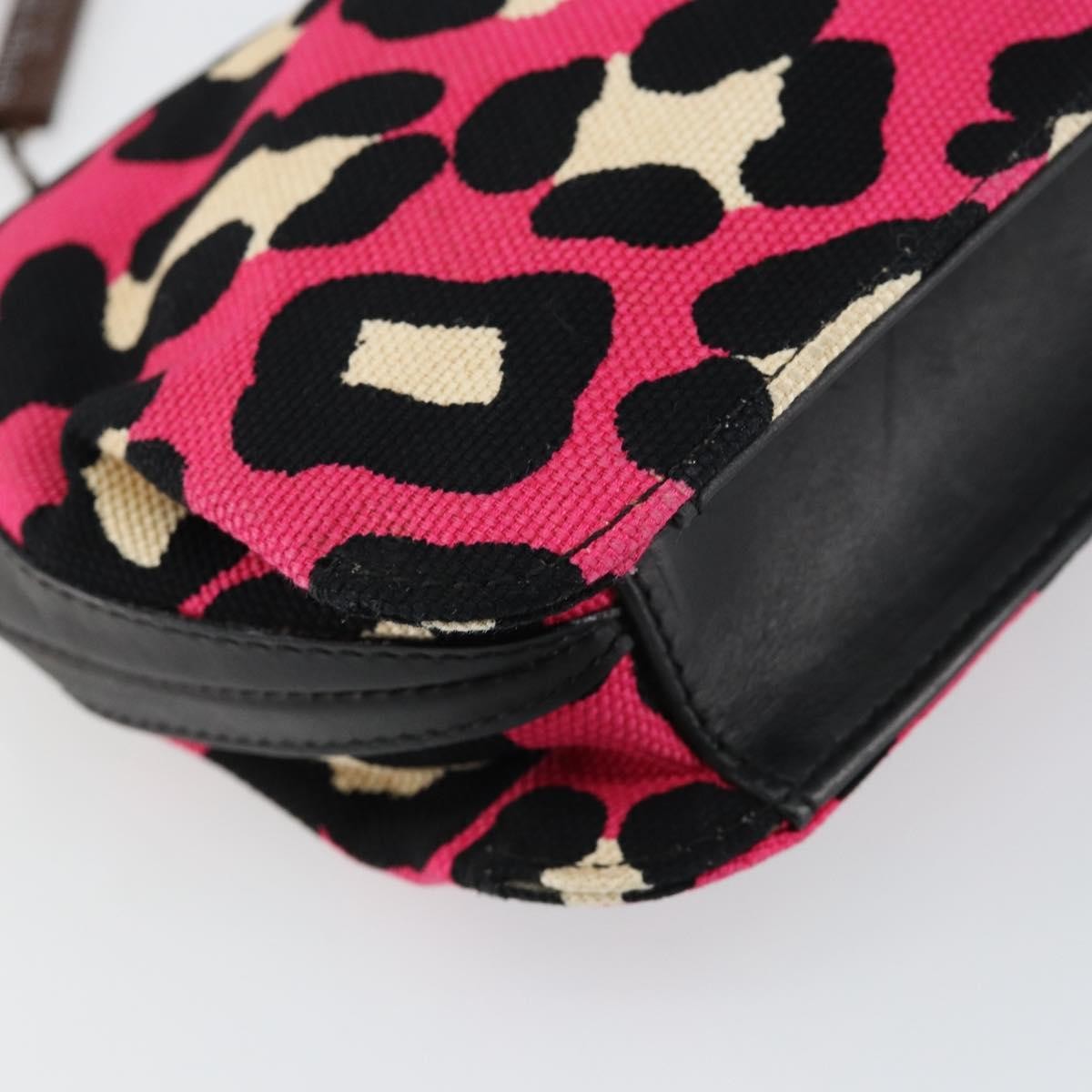 Bottega Veneta Vintage Shoulder Bag Canvas Pink Canvas Shoulder Bag Bag