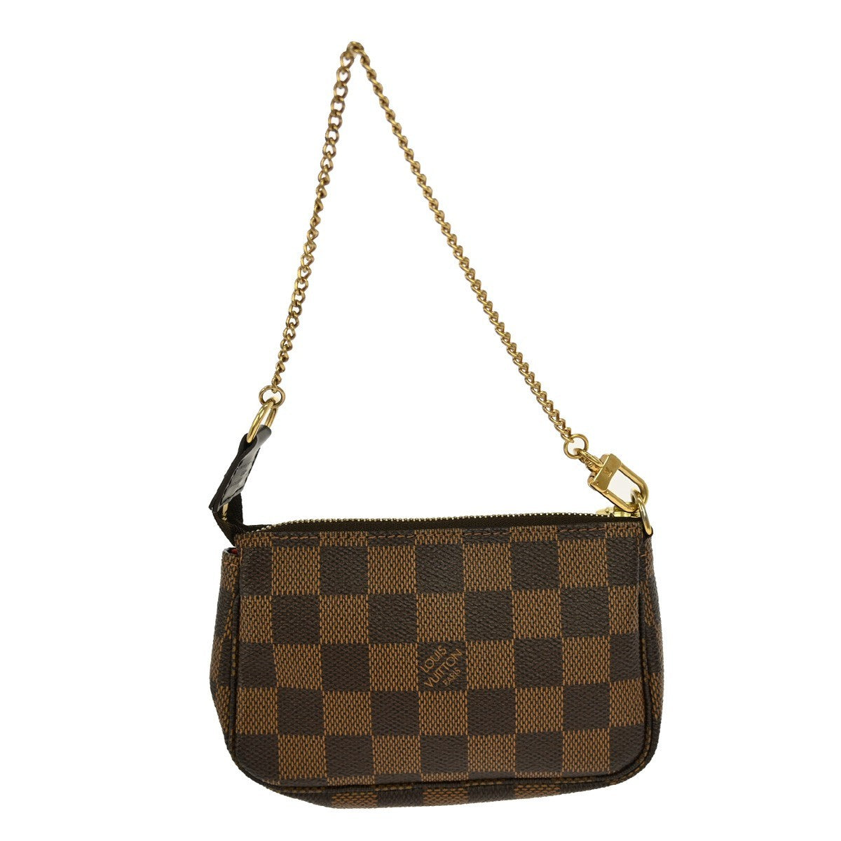 Louis Vuitton Pochette Accessoires Limited Edition Monogram Trunk Brown Canvas Clutche & Pouche Bag