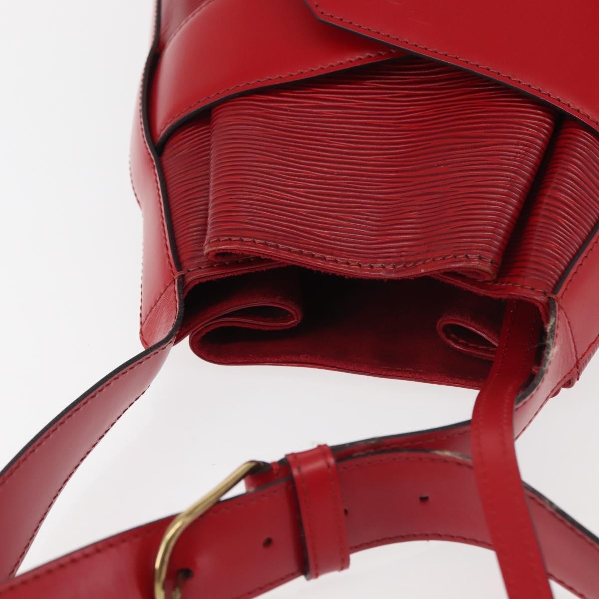 Louis Vuitton Vintage Sac D'epaule Handbag Epi Leather Red Leather Shoulder Bag