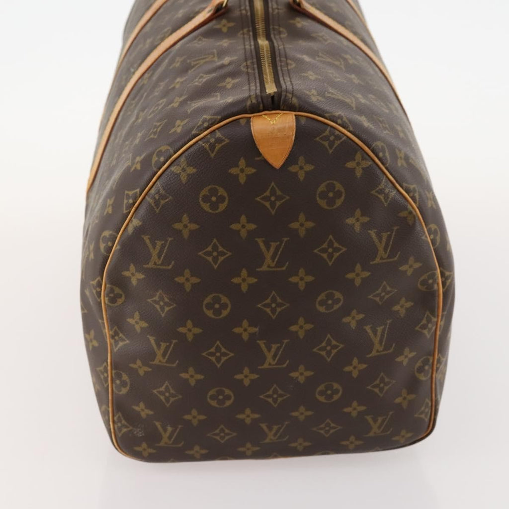 Louis Vuitton Keepall Bag Monogram Canvas Brown Canvas Travel Bag
