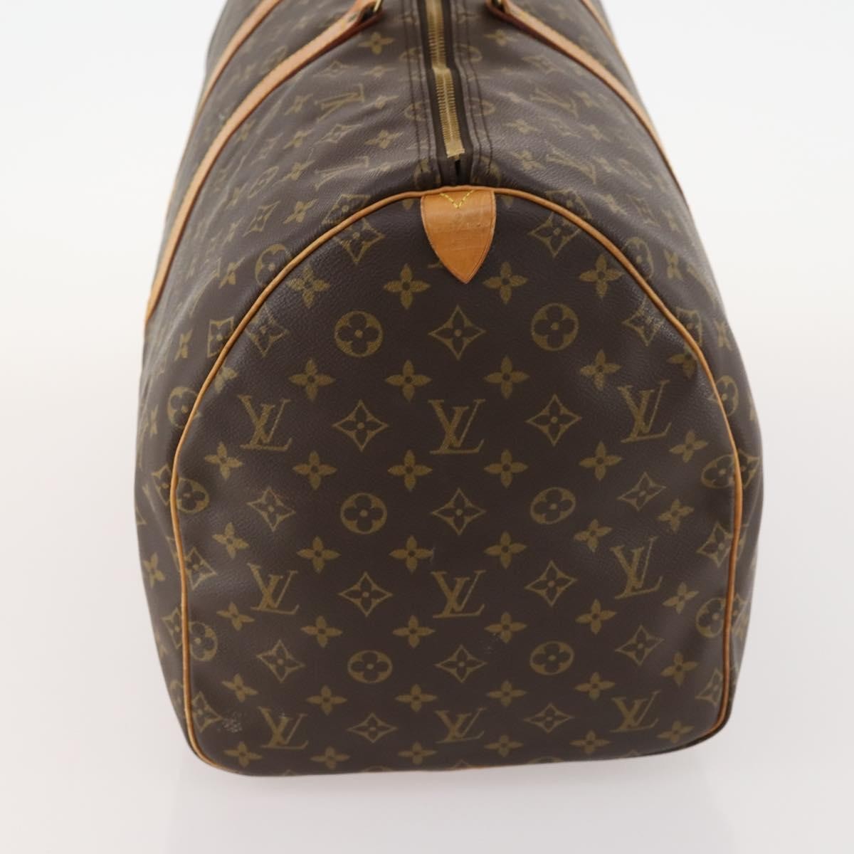 Louis Vuitton Keepall Bag Monogram Canvas Brown Canvas Travel Bag