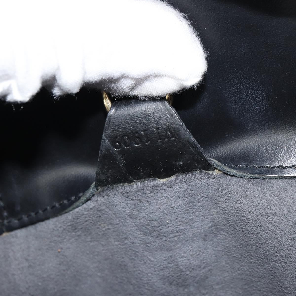 Louis Vuitton Noctambule Handbag Epi Leather Black Leather Handbag