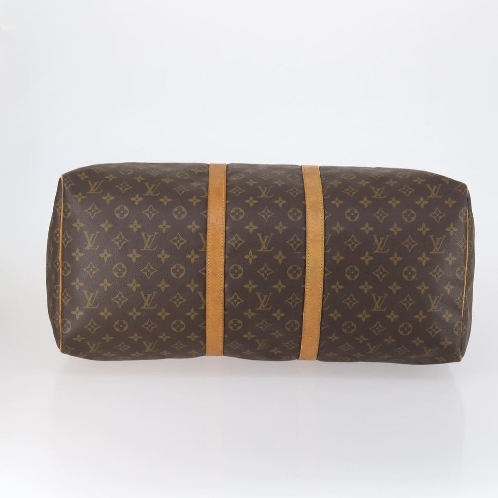 Louis Vuitton Keepall Bag Monogram Canvas Brown Canvas Travel Bag