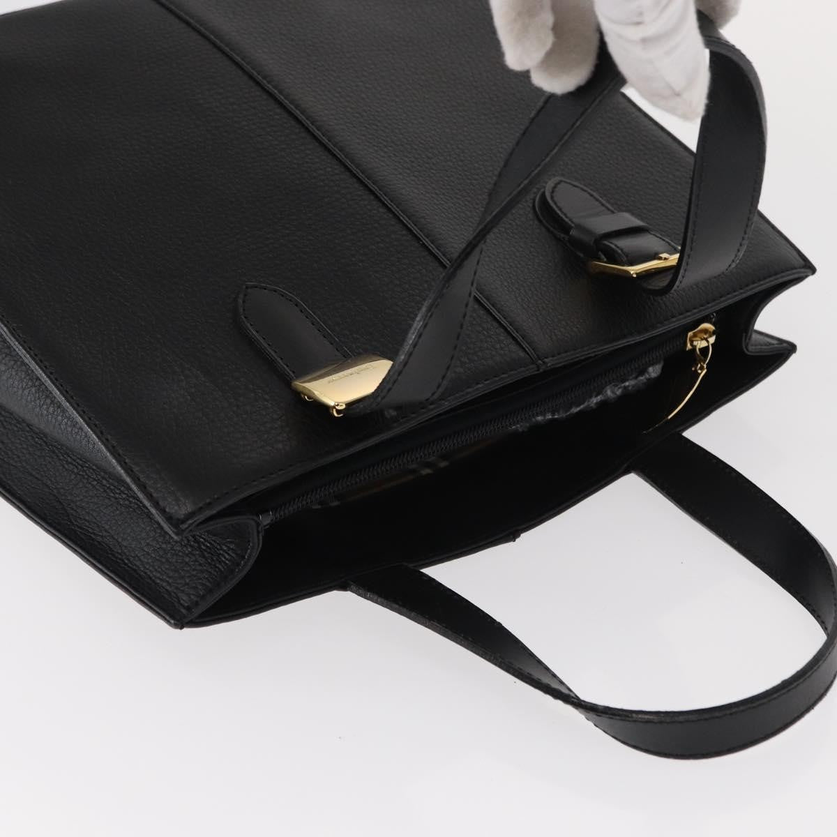 Burberry Vintage Handbag Leather Black Leather Handbag