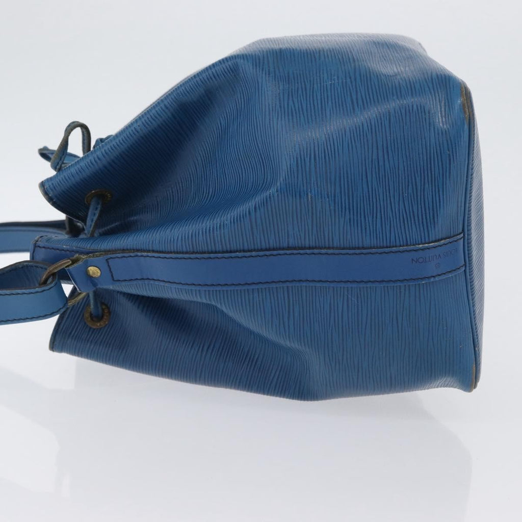 Louis Vuitton Petit Noe Nm Handbag Epi Leather Blue Leather Shoulder Bag