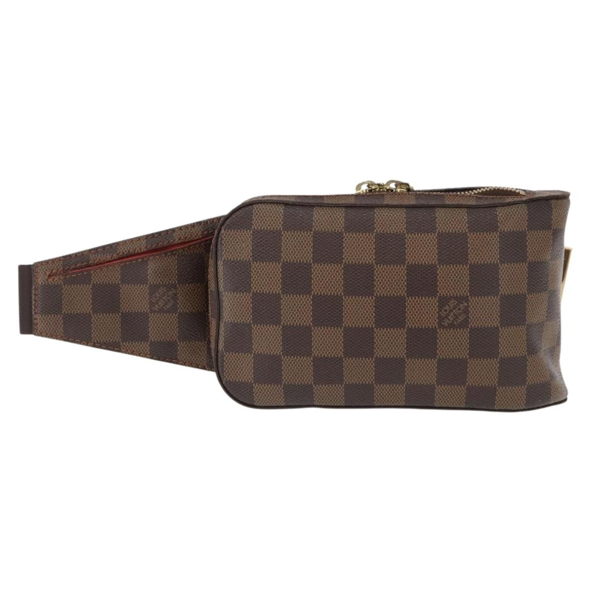 Louis Vuitton Geronimos Waist Bag Damier Brown Canvas Shoulder Bag