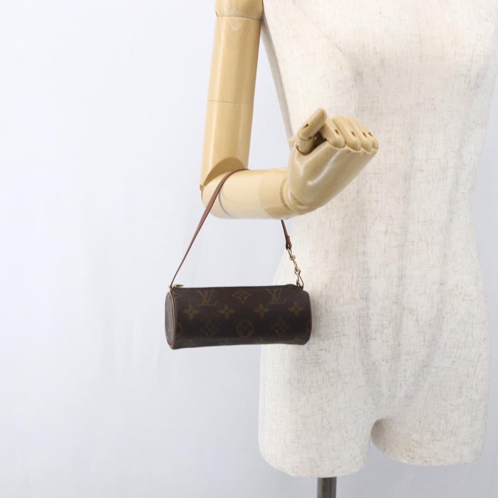Louis Vuitton Papillon Pochette Monogram Canvas Brown Canvas Clutche & Pouche Bag