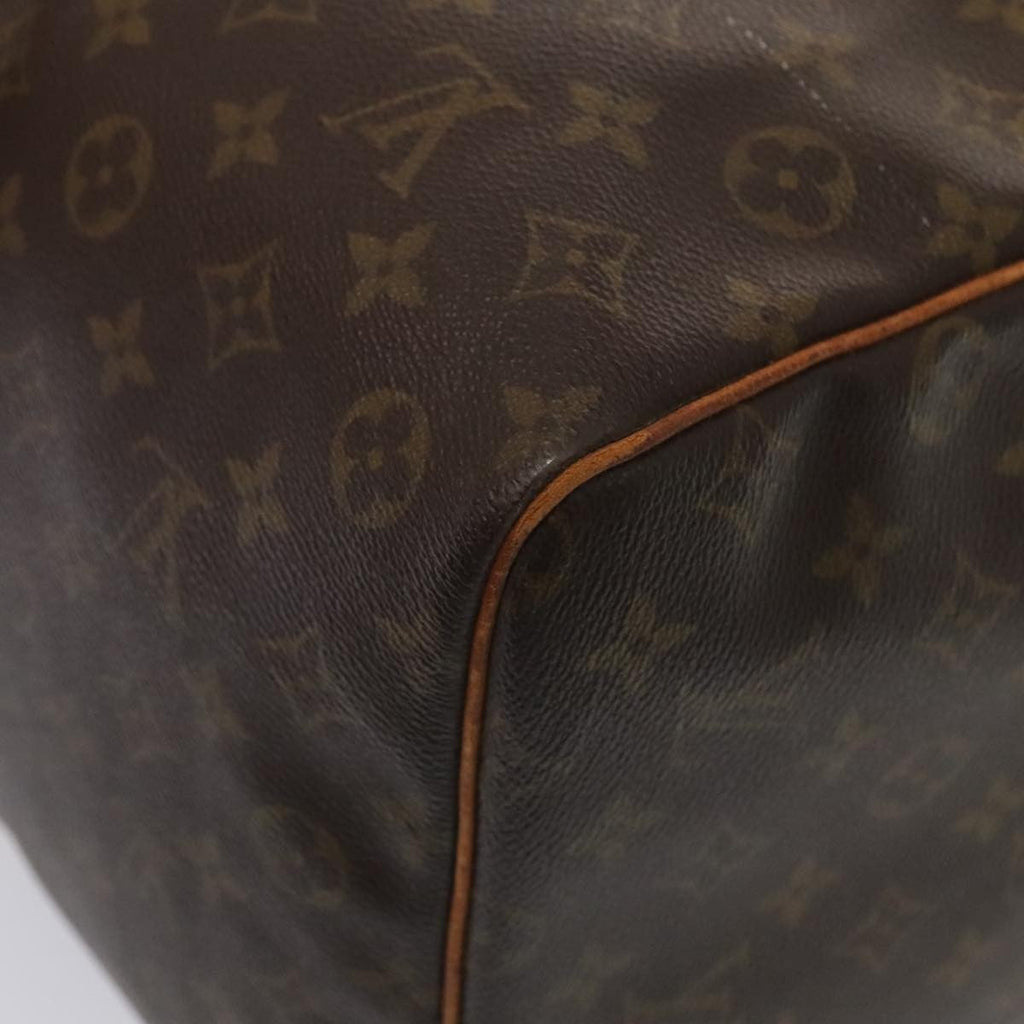 Louis Vuitton Keepall Bag Monogram Canvas Brown Canvas Travel Bag