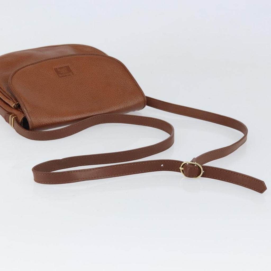 Burberry Vintage Shoulder Bag Leather Brown Leather Shoulder Bag