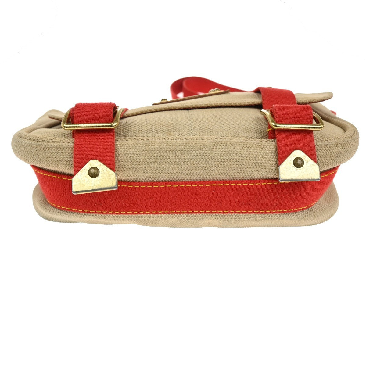 Louis Vuitton Antigua Besace Messenger Bag Canvas Beige Canvas Shoulder Bag