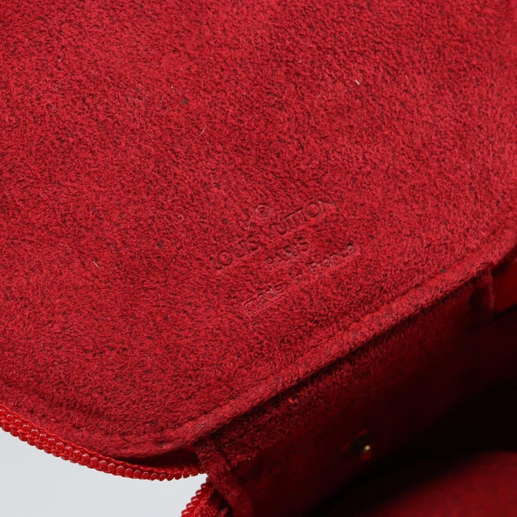 Louis Vuitton Ecrin Bijoux Pouch Epi Leather Red Leather Jewelry Set Jewelry