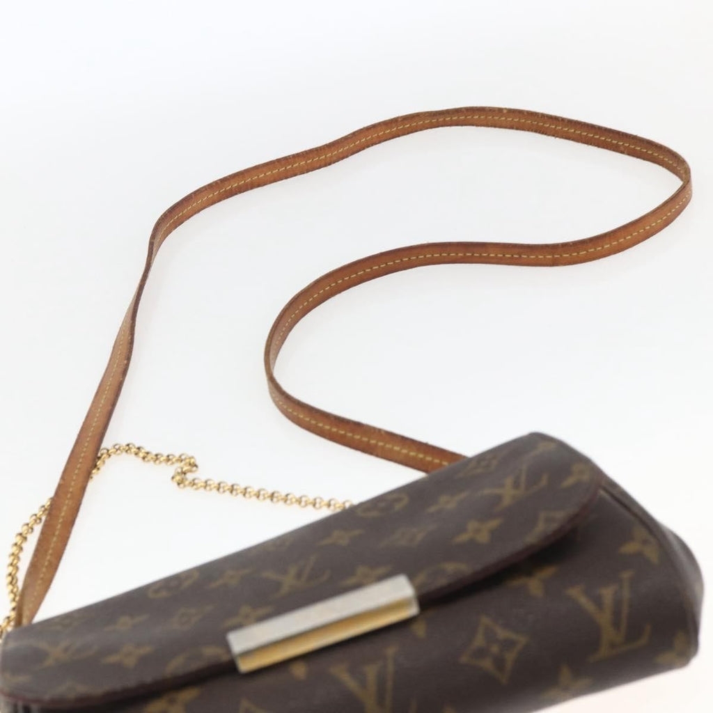 Louis Vuitton Favorite Handbag Monogram Canvas Brown Canvas Shoulder Bag