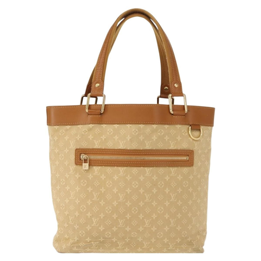 Louis Vuitton Lucille Handbag Mini Lin Beige Canvas Tote Bag