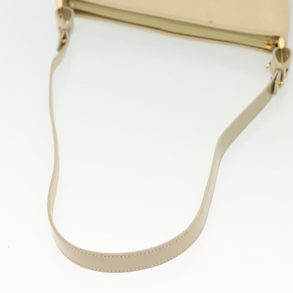 Burberry Shoulder Bag Leather Beige Leather Shoulder Bag