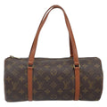 Louis Vuitton Papillon Handbag Monogram Canvas Brown Canvas Handbag