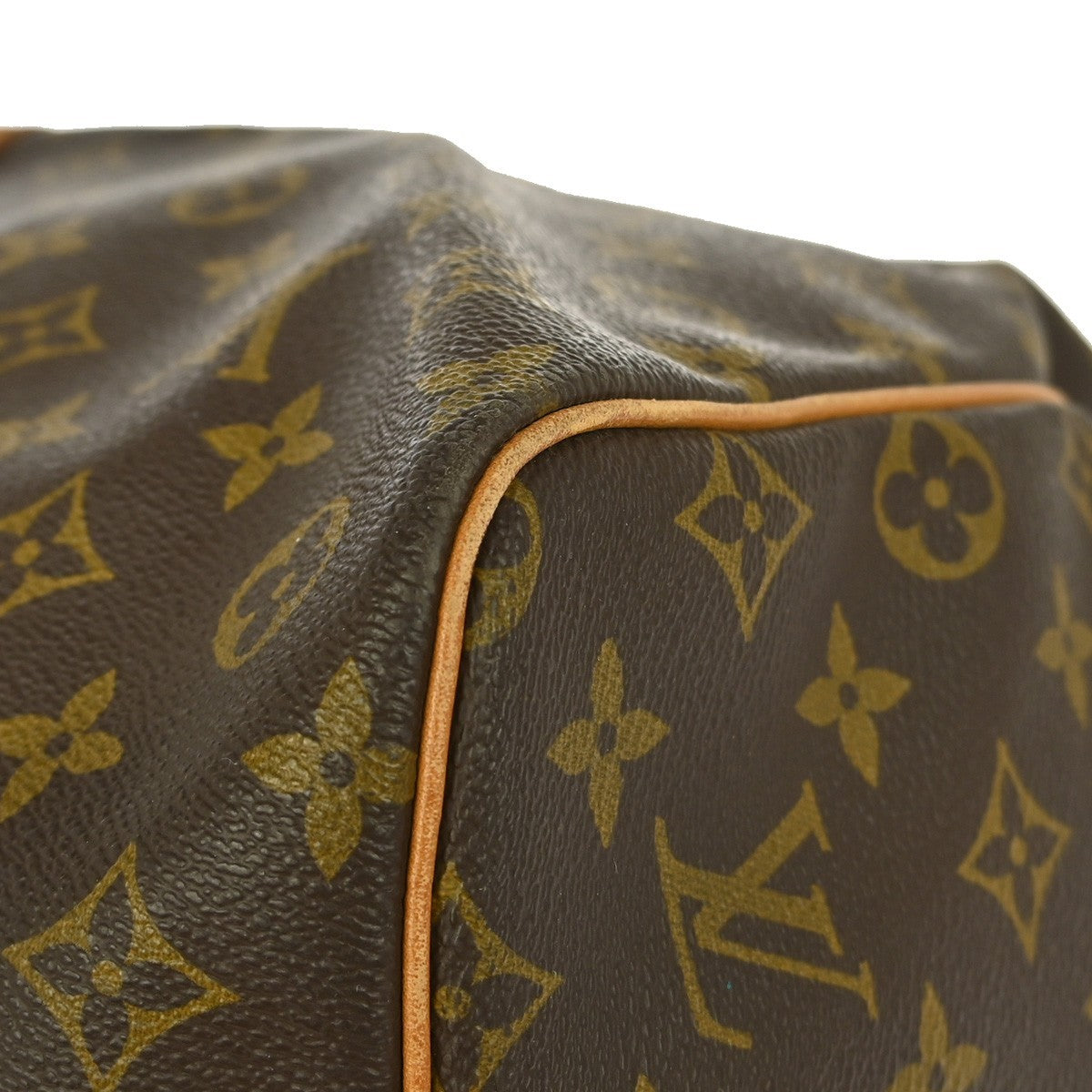 Louis Vuitton Keepall Bag Monogram Canvas Brown Canvas Travel Bag