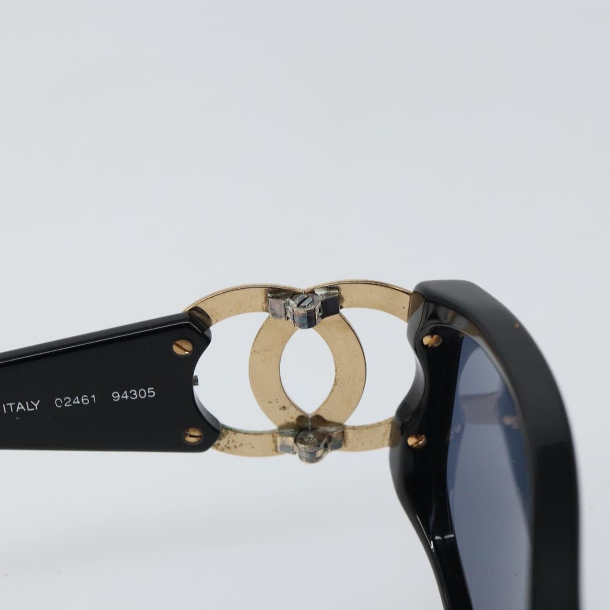Chanel Logo Cc Sunglasses Plastic Black Plastic Sunglasse Accessory