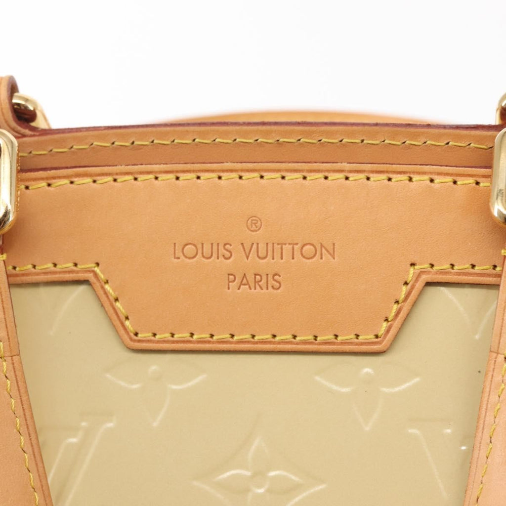 Louis Vuitton Brea Handbag Monogram Vernis Beige Patent_Leather Bag