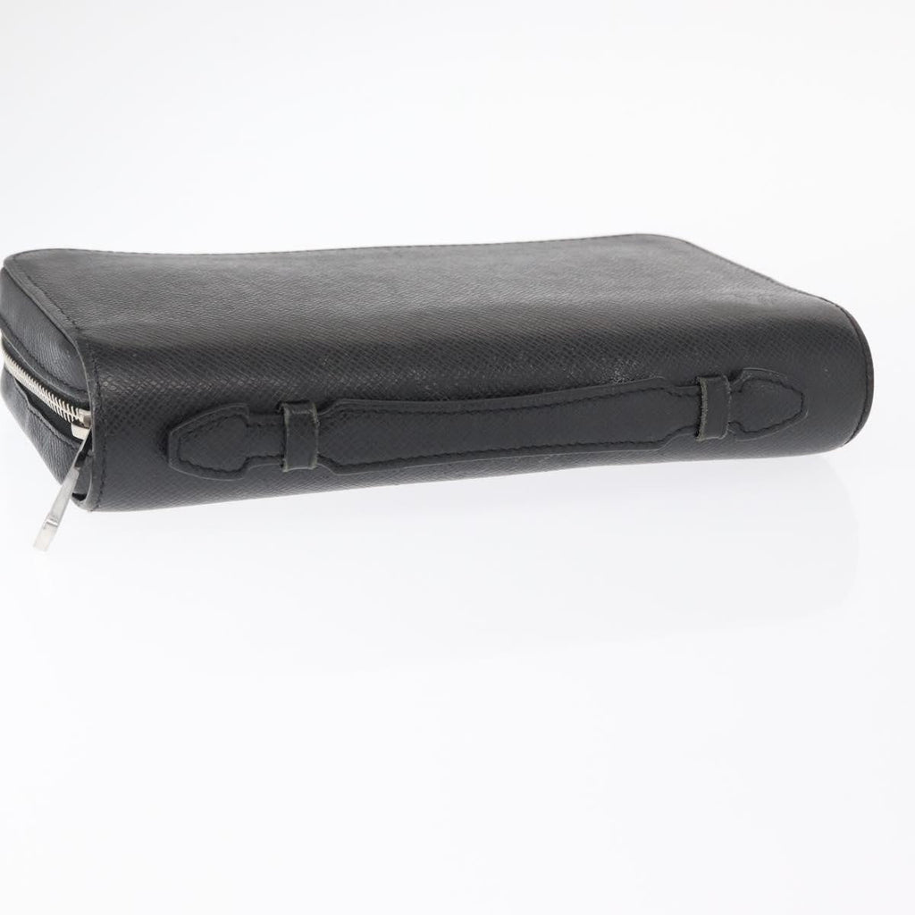 Louis Vuitton Zippy Xl Taiga Leather Black Leather Wallets Accessory