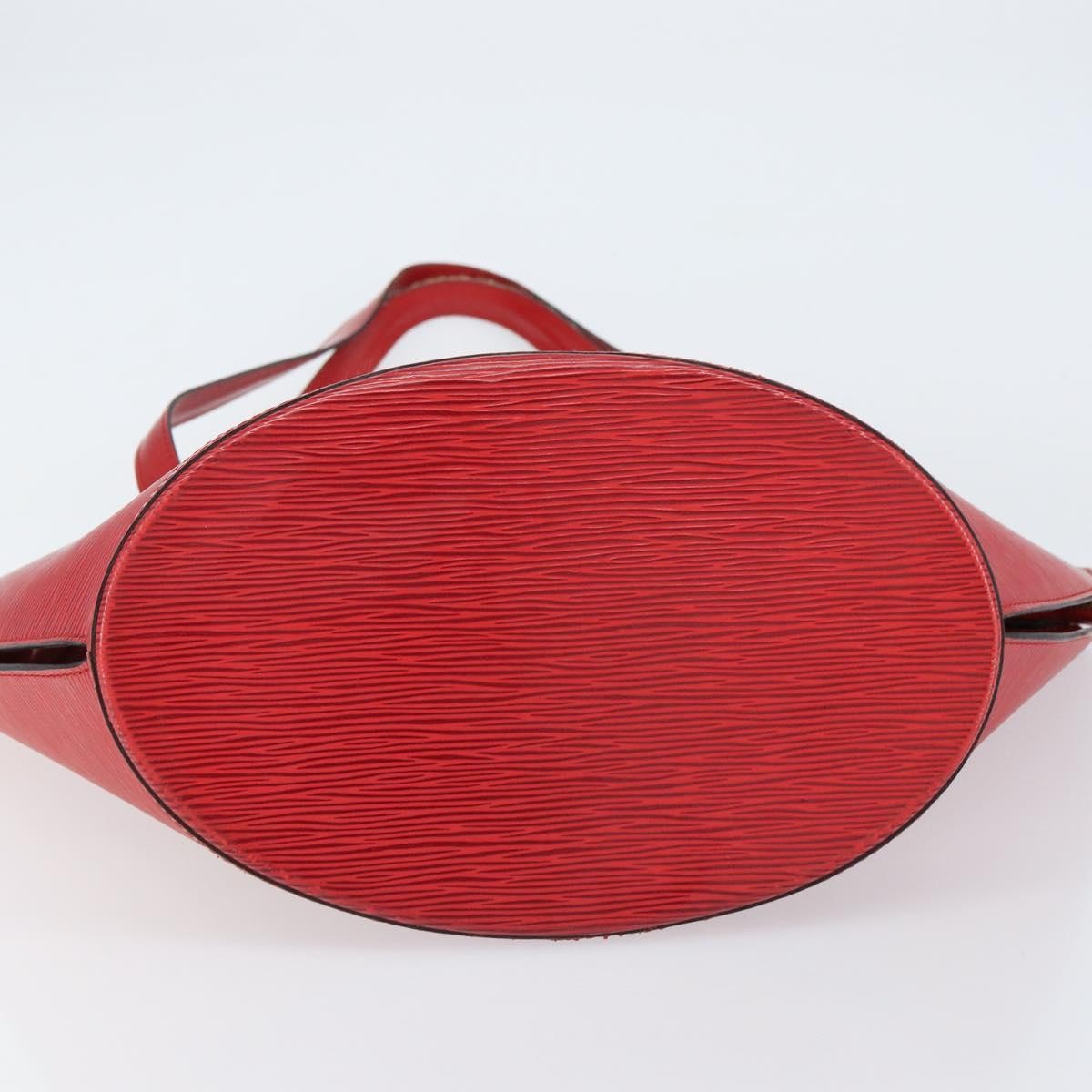 Louis Vuitton Saint Jacques Handbag Epi Leather Red Leather Shoulder Bag