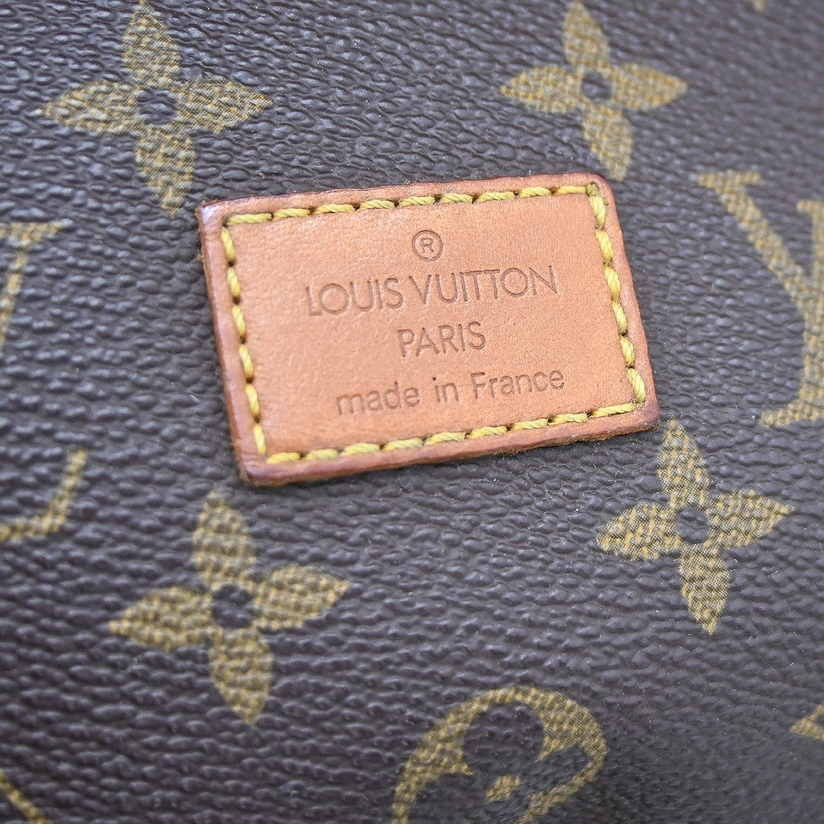 Louis Vuitton Saumur Handbag Monogram Canvas Brown Canvas Shoulder Bag