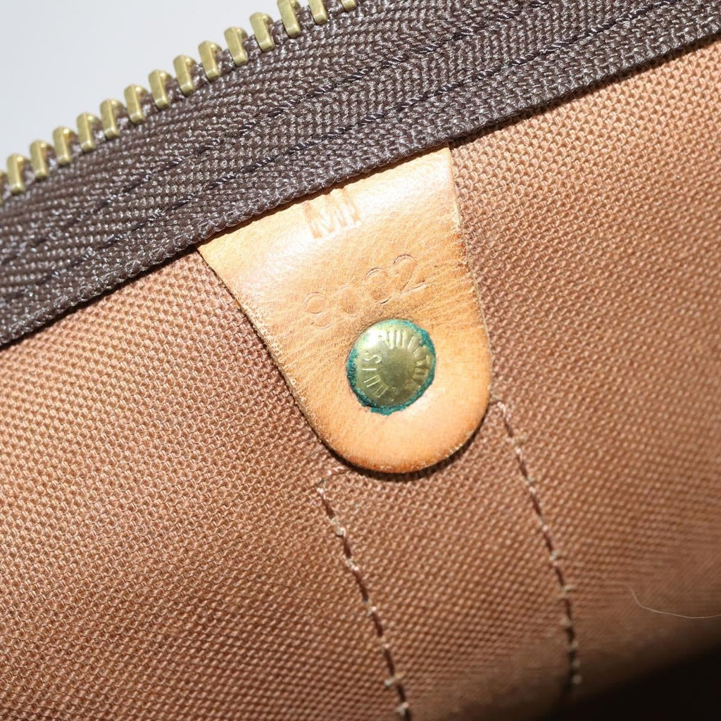Louis Vuitton Keepall Bag Monogram Canvas Brown Canvas Travel Bag