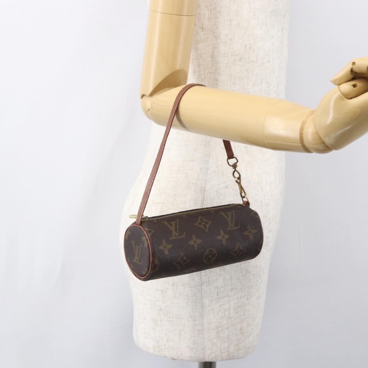 Louis Vuitton Papillon Pochette Monogram Canvas Brown Canvas Clutche & Pouche Bag