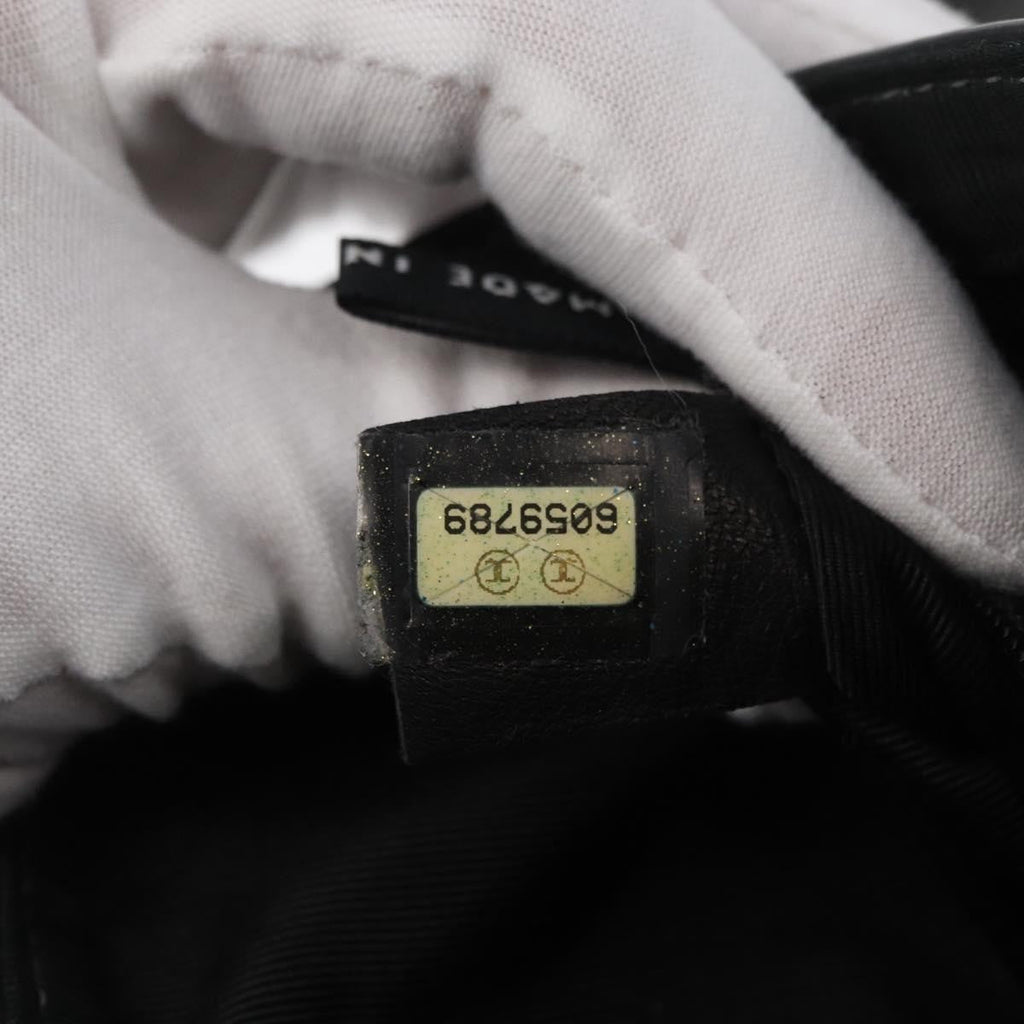 Chanel Keyboard Flap Bag Quilted Patent Black Patent_Leather Shoulder Bag Bag
