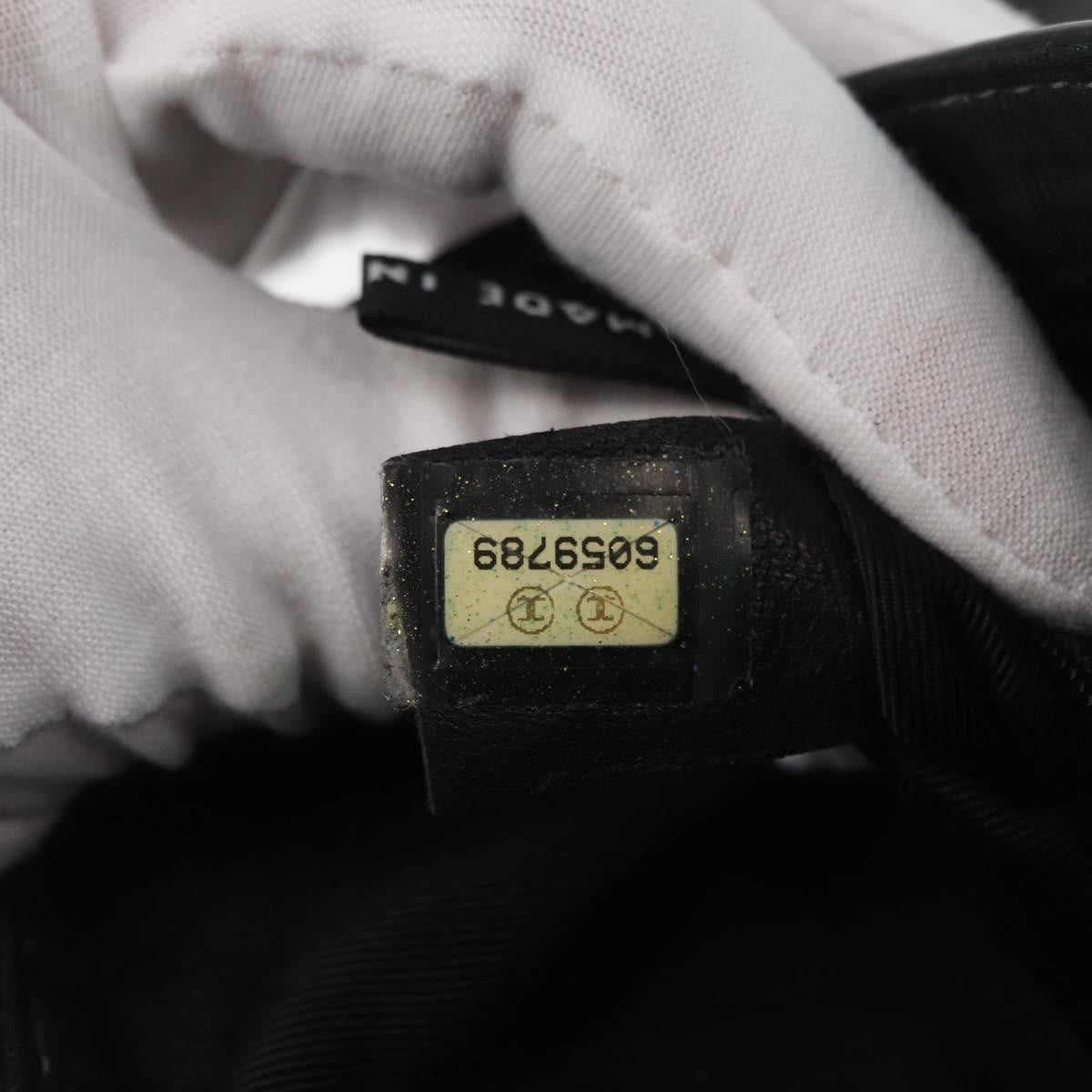 Chanel Keyboard Flap Bag Quilted Patent Black Patent_Leather Shoulder Bag Bag