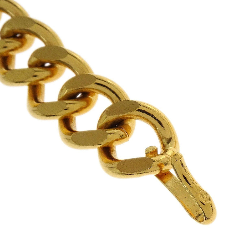 Chanel Vintage Medallion Chain Belt Metal Gold Gold_Plated Belts Accessory