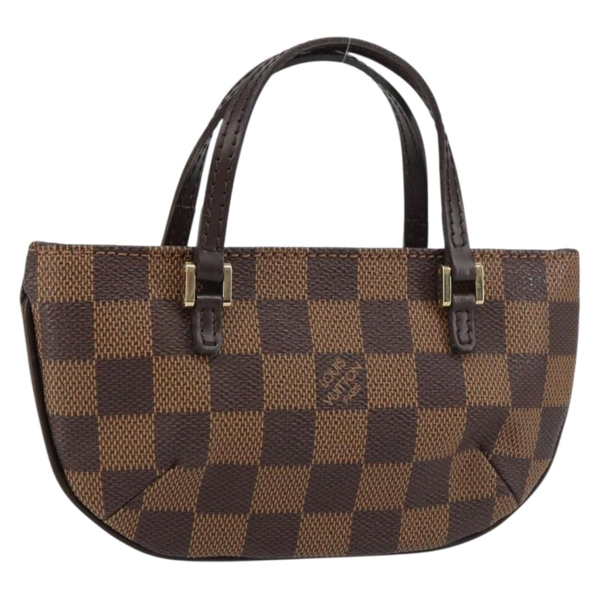 Louis Vuitton Manosque Pochette Damier Brown Canvas Clutche & Pouche Bag