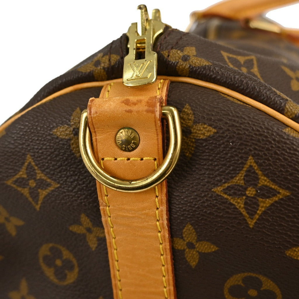 Louis Vuitton Keepall Bag Monogram Canvas Brown Canvas Travel Bag