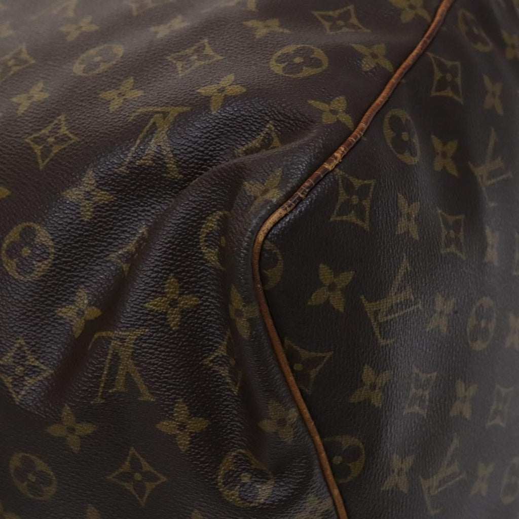 Louis Vuitton Keepall Bag Monogram Canvas Brown Canvas Travel Bag