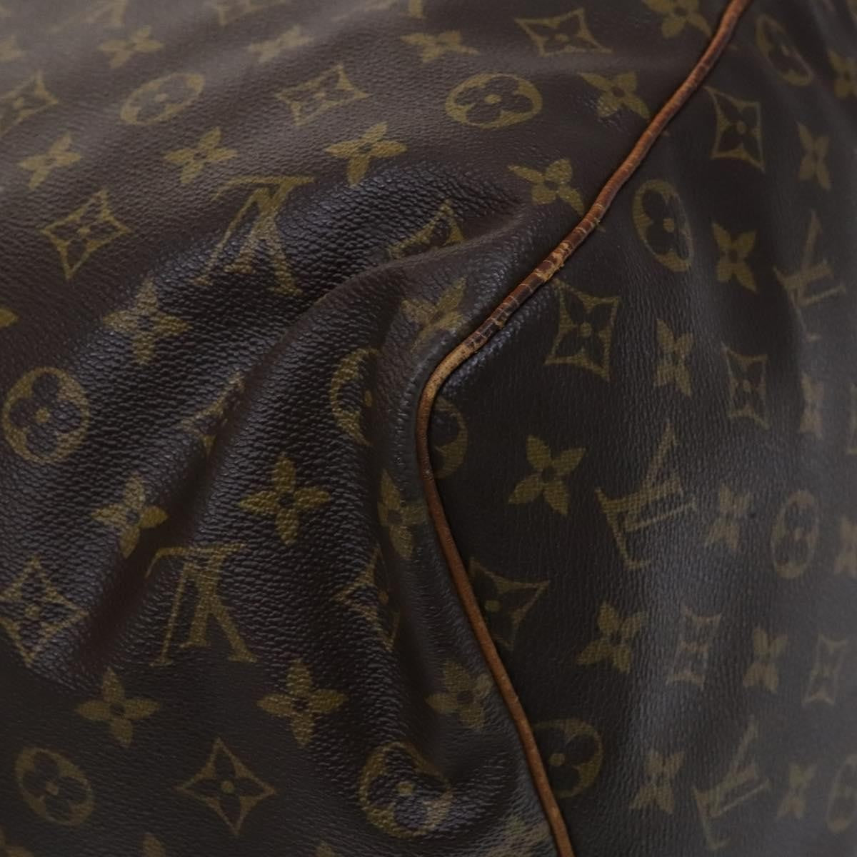 Louis Vuitton Keepall Bag Monogram Canvas Brown Canvas Travel Bag
