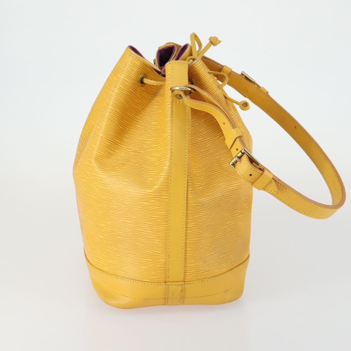 Louis Vuitton Noe Handbag Epi Leather Yellow Leather Shoulder Bag