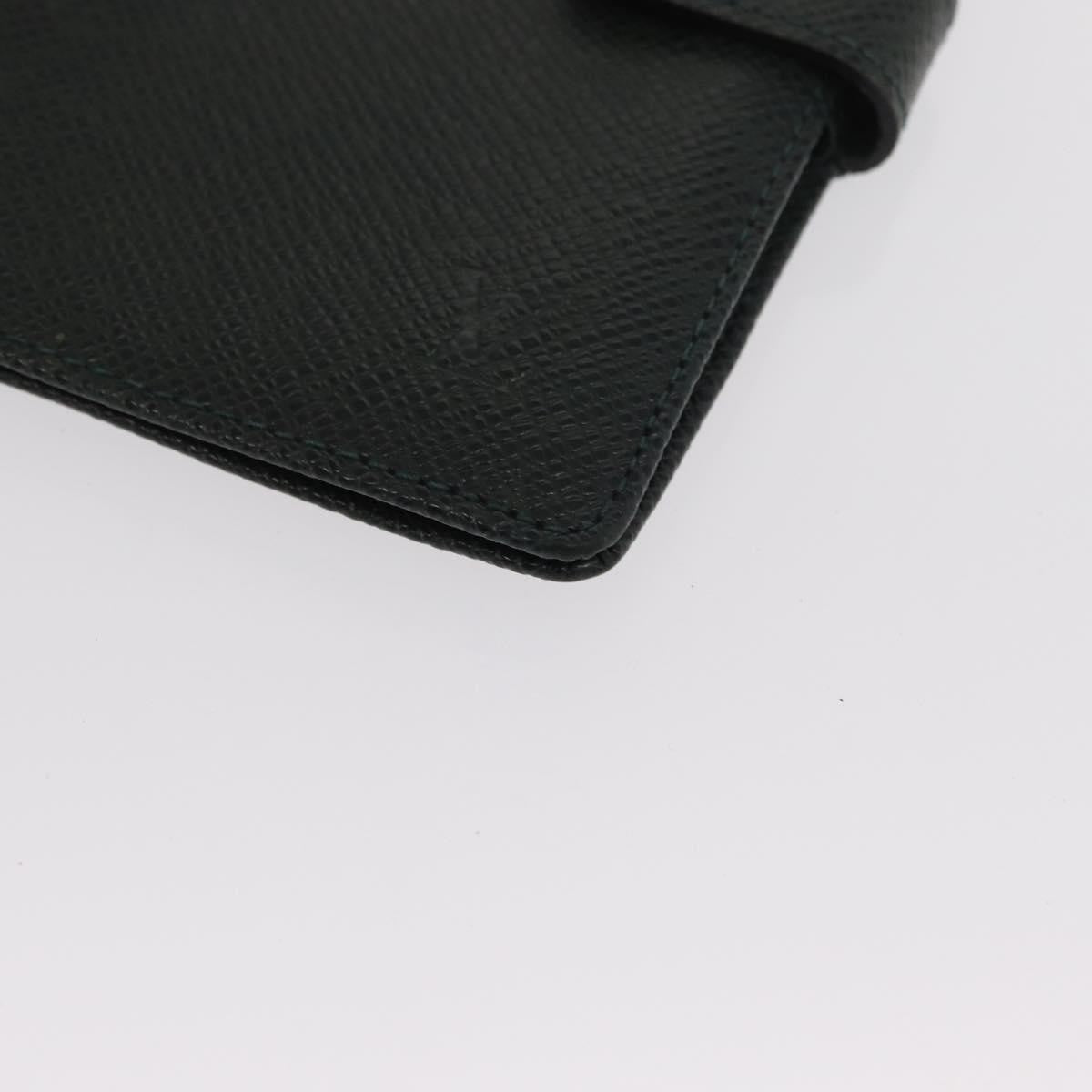 Louis Vuitton Agenda Cover Taiga Leather Green Leather Wallets Accessory
