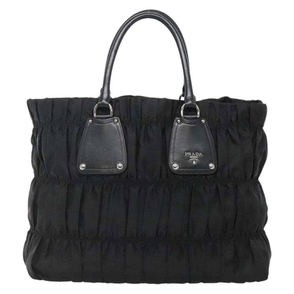 Prada Gaufre Tote Tessuto Black Nylon Bag