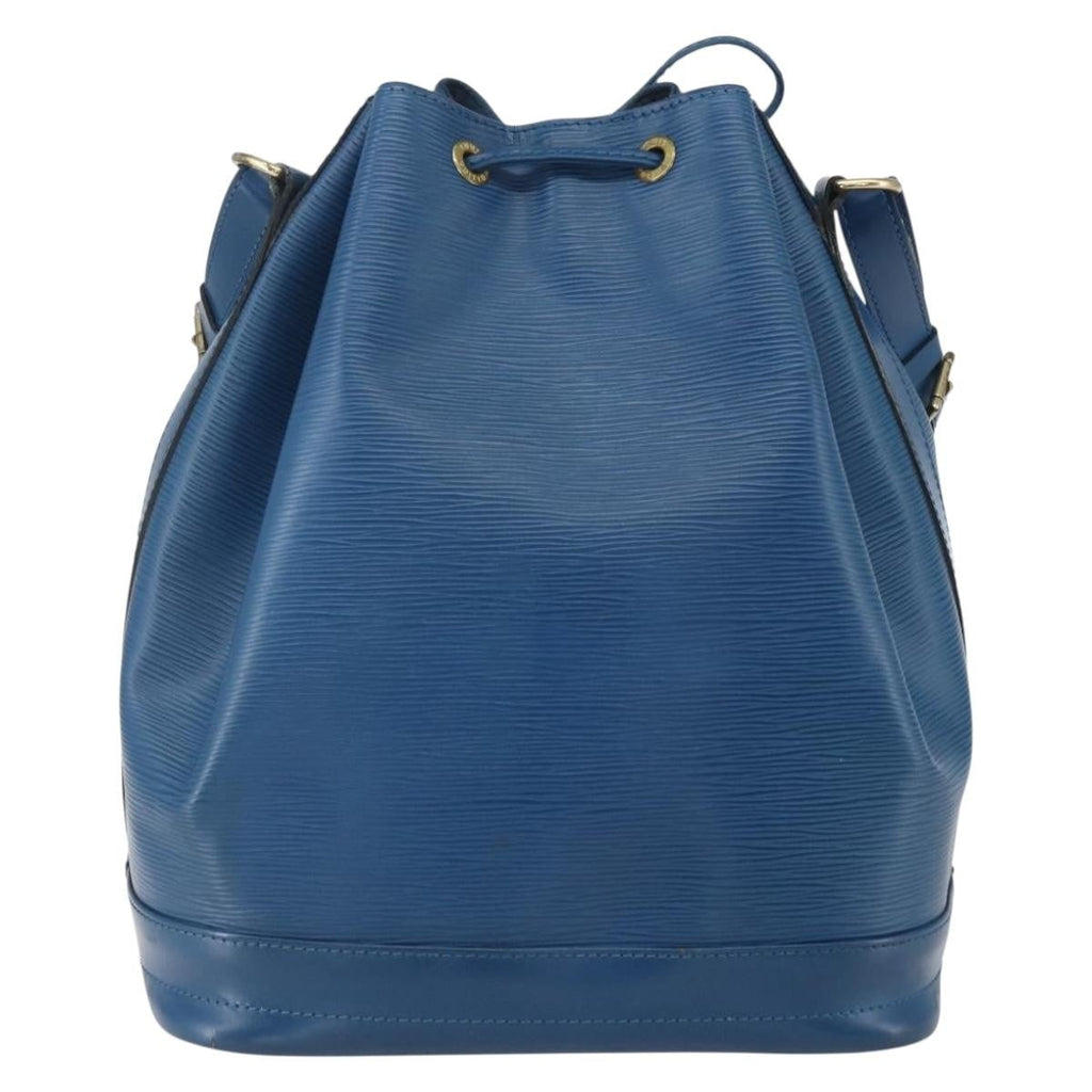 Louis Vuitton Noe Handbag Epi Leather Blue Leather Shoulder Bag