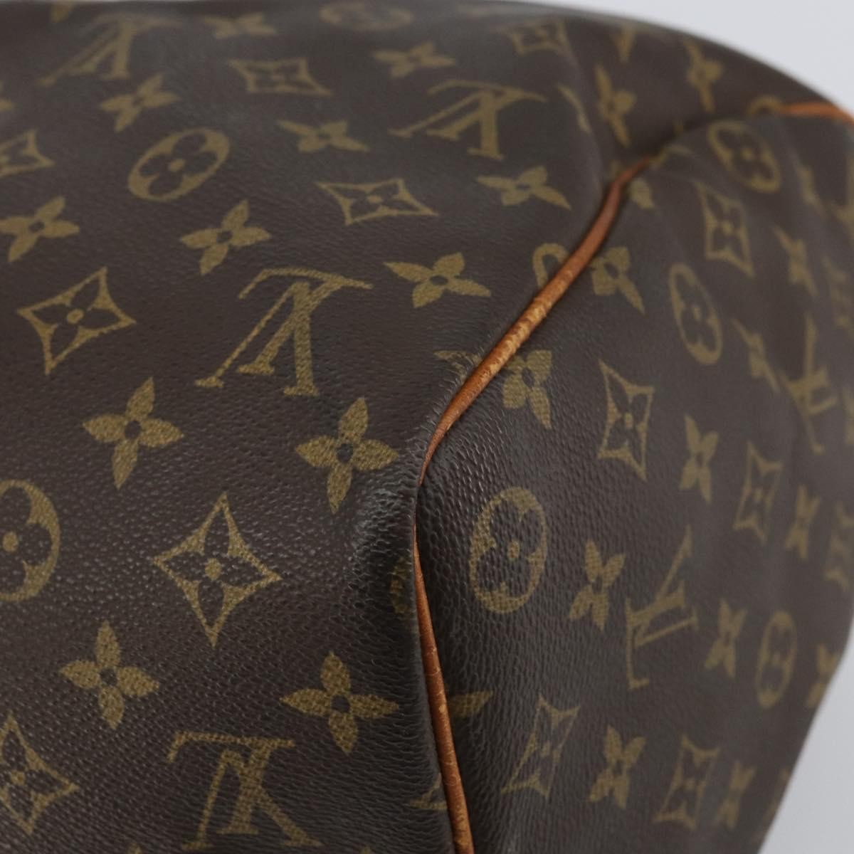 Louis Vuitton Keepall Bag Monogram Canvas Brown Canvas Travel Bag