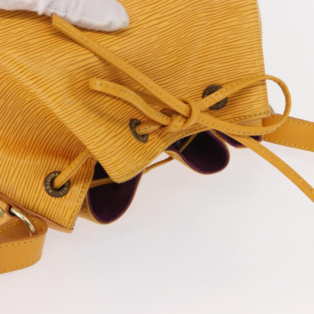 Louis Vuitton Noe Handbag Epi Leather Yellow Leather Shoulder Bag