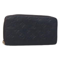 Louis Vuitton Portefeuille Zippy Monogramme Empreinte Monogramme Empreinte Navy Leather Wallets Accessory