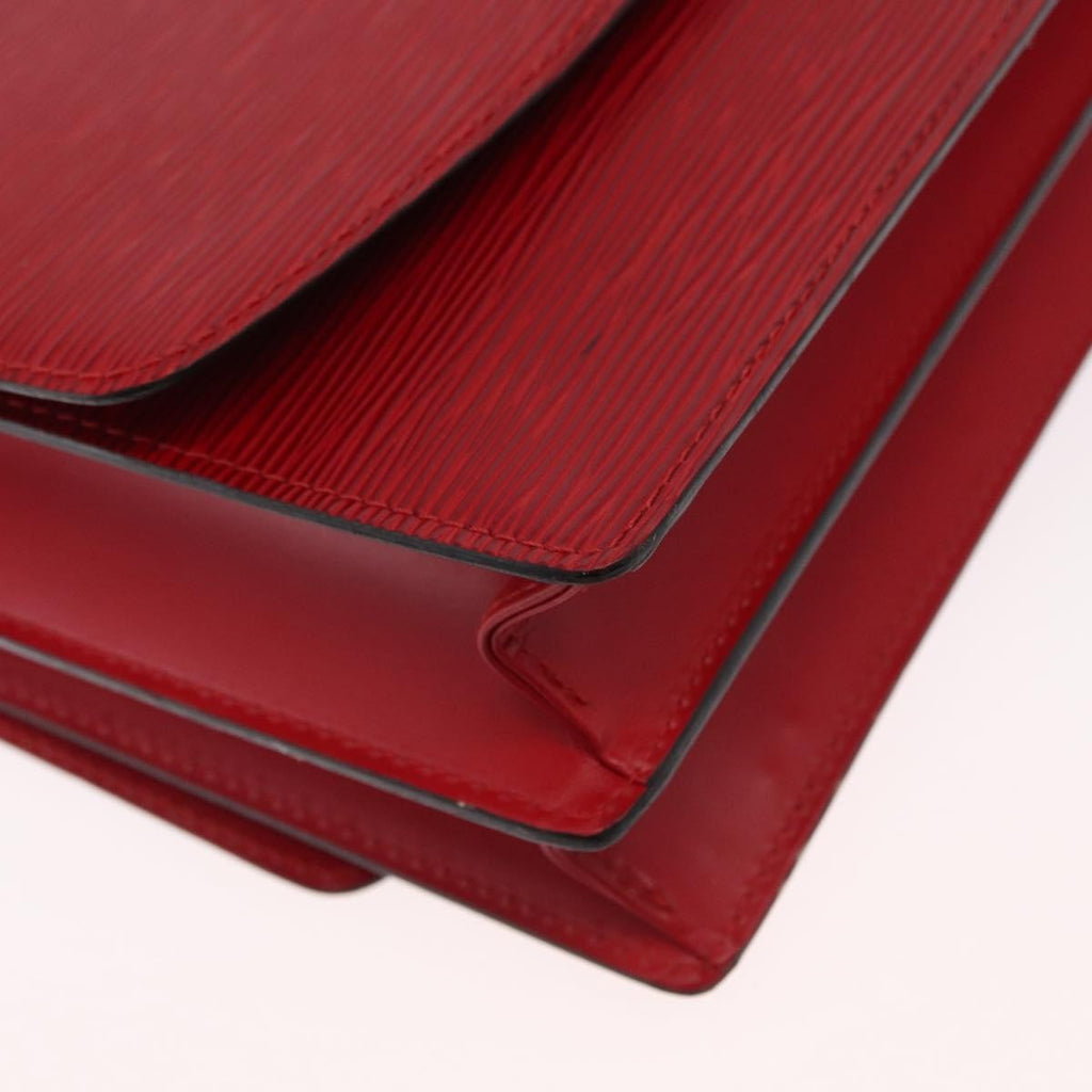Louis Vuitton Grenelle Shoulder Bag Epi Leather Red Leather Shoulder Bag