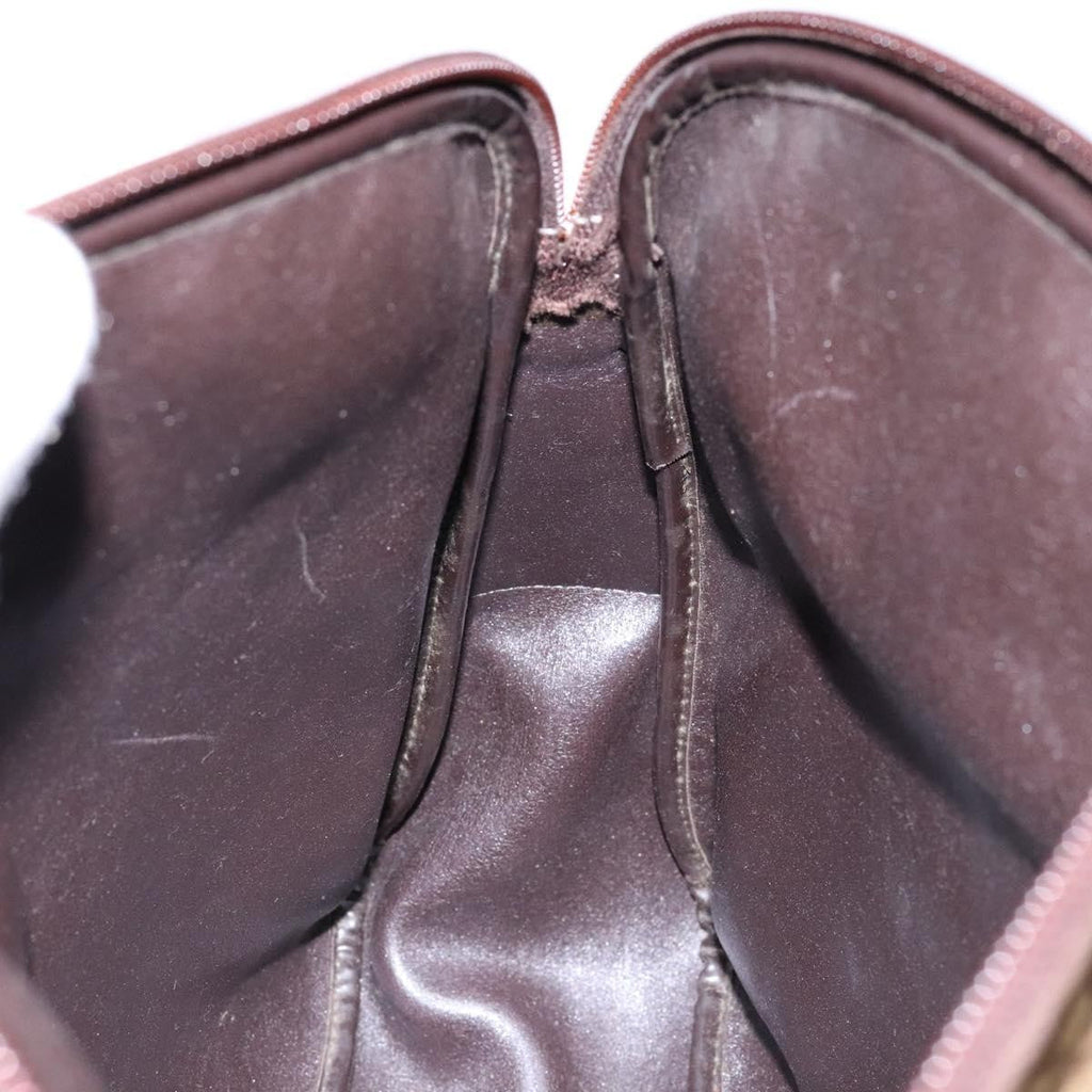 Christian Dior Vintage Trotter Shoulder Bag Canvas Brown Canvas Bag (Pre-Owned)
