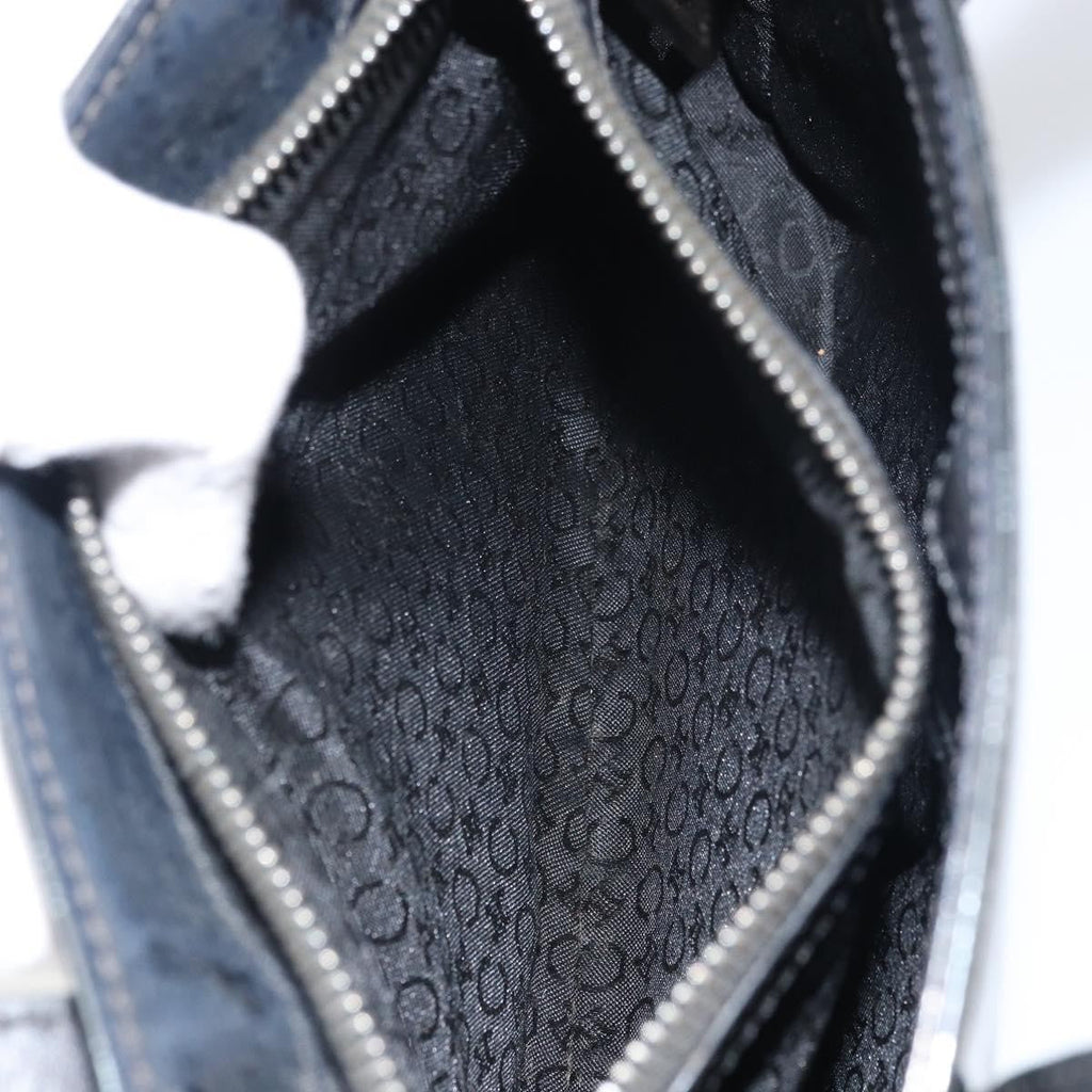 Celine Vintage Macadam Shopper Tote Venyl Black Plastic Tote Bag Bag