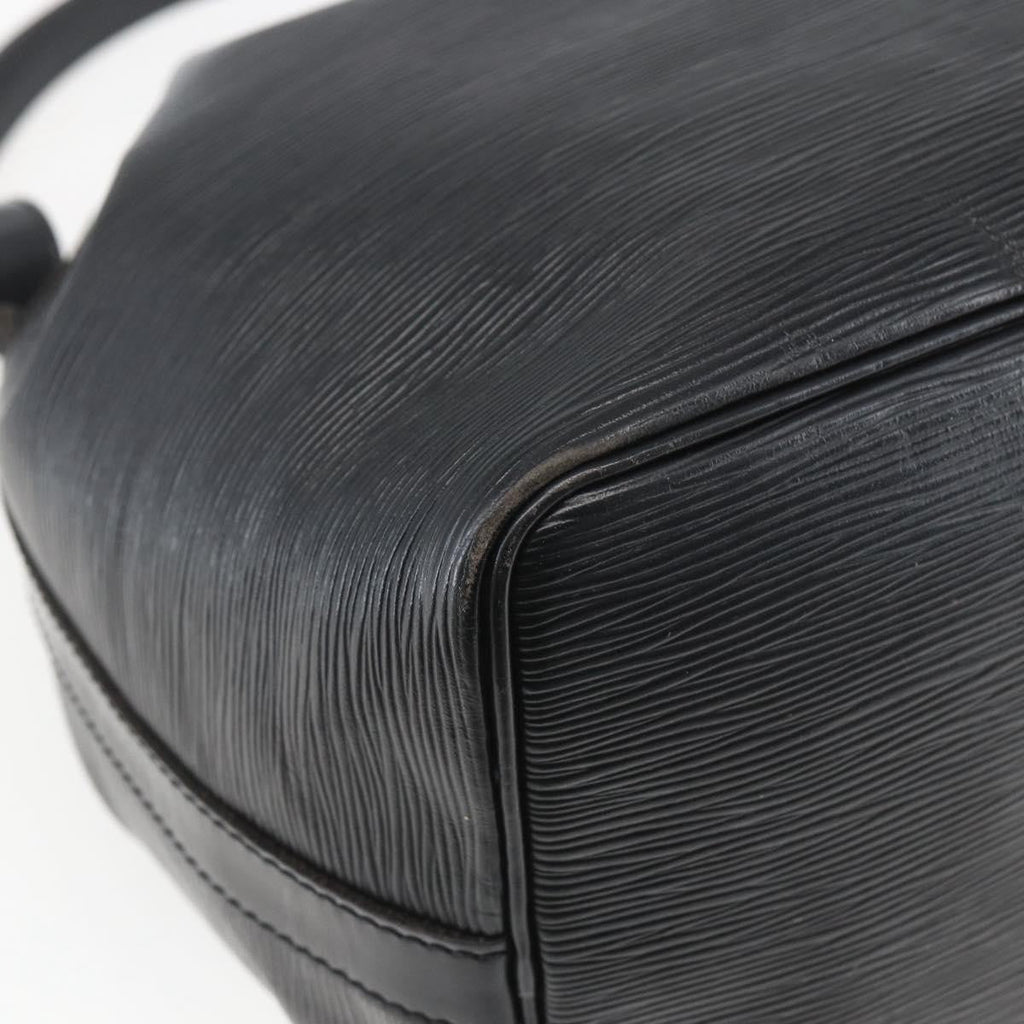 Louis Vuitton Petit Noe Handbag Epi Leather Black Leather Shoulder Bag