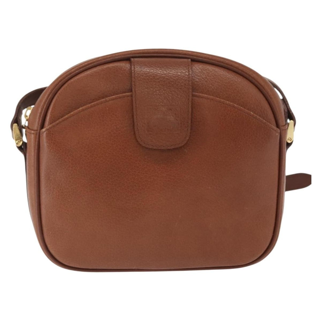 Burberry Vintage Shoulder Bag Leather Brown Leather Shoulder Bag