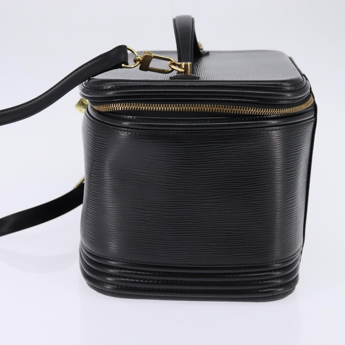 Louis Vuitton Nice Vanity Case Epi Leather Black Leather Bag
